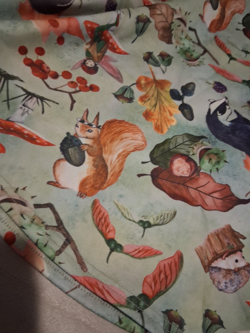 Lindy Bop Dawn Woodland Fairy Print Swing Dress. - Picture 8 of 12